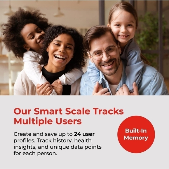 Pohl Schmitt Body Fat Bathroom Smart Digital Scale Tracks 13 Key Compositions - Picture 7 of 7